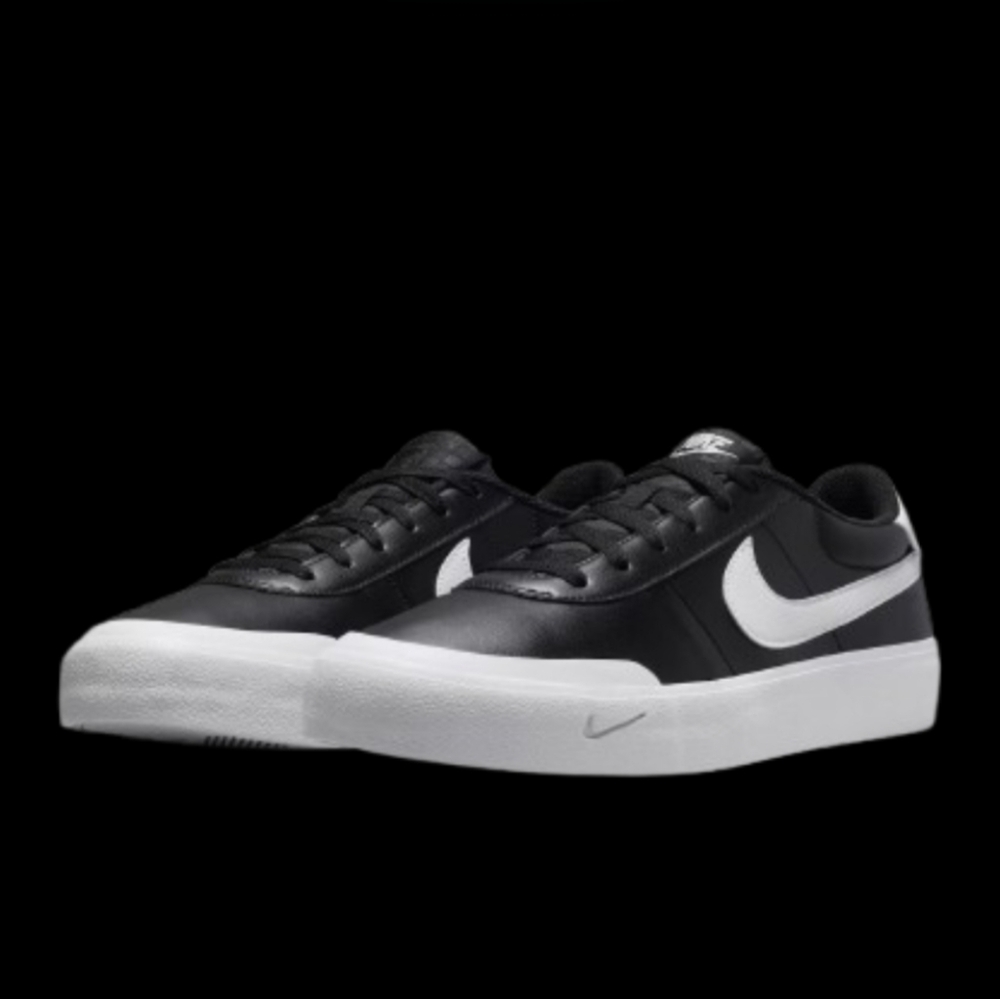 Nike Court Shot Mens Size 9 Black White